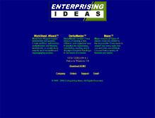 Tablet Screenshot of enterprisingideas.com